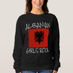 Albanska tjejer rockar Stolta över att vara albans T Shirt