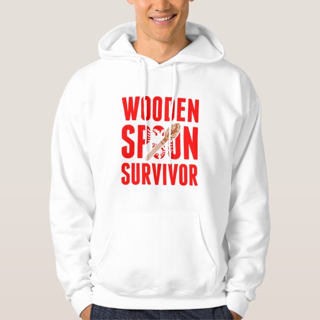 Albanska träspån Survivor36 Hoodie (Framsida)