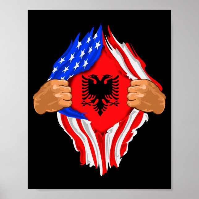 albanskt blod inom mig  poster (Framsidan)