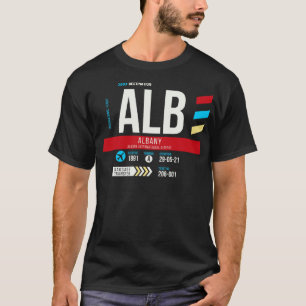 Albany ALB Airport Code Märkre 1 T Shirt
