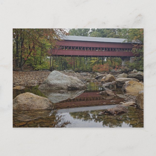 Albany Bridge, strax utanför Kancamagus Vykort (Framsida)