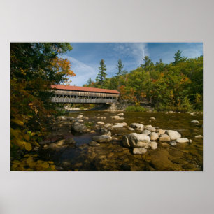Albany Covered Bridge, NH-utskrift Poster