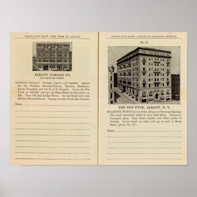 Albany Garage the Ten Eyck Poster (Framsidan)