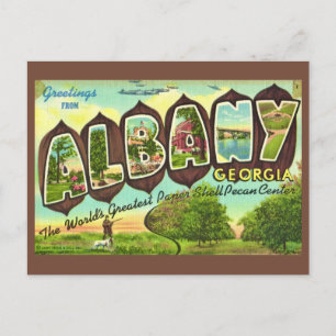 Albany Georgia Antik vykort