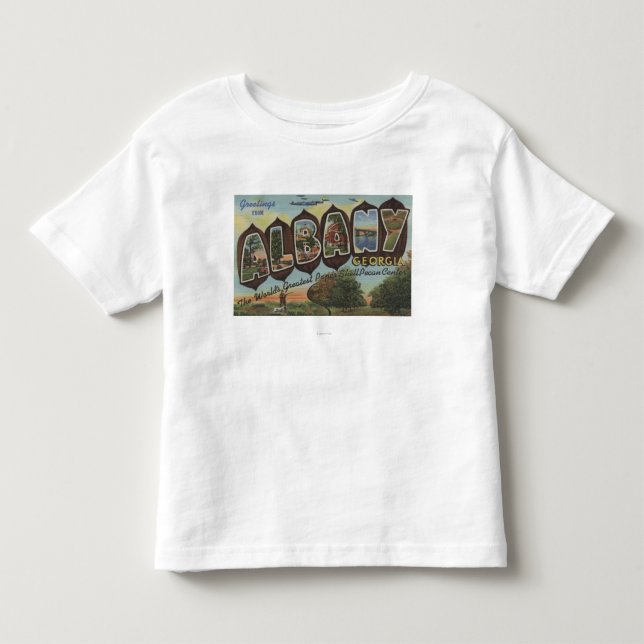 Albany Georgia - stora brevplatser Tröja (Framsida)