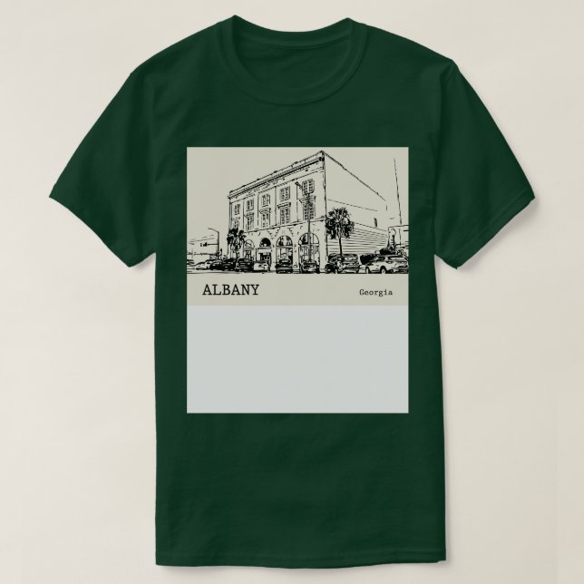Albany Georgia TShirt 2 T Shirt (Design framsida)
