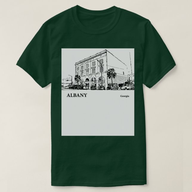 Albany Georgia TShirt 3 T Shirt (Design framsida)