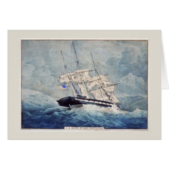 & 'Albany Hälsningskort (Framsidan Horizontal)