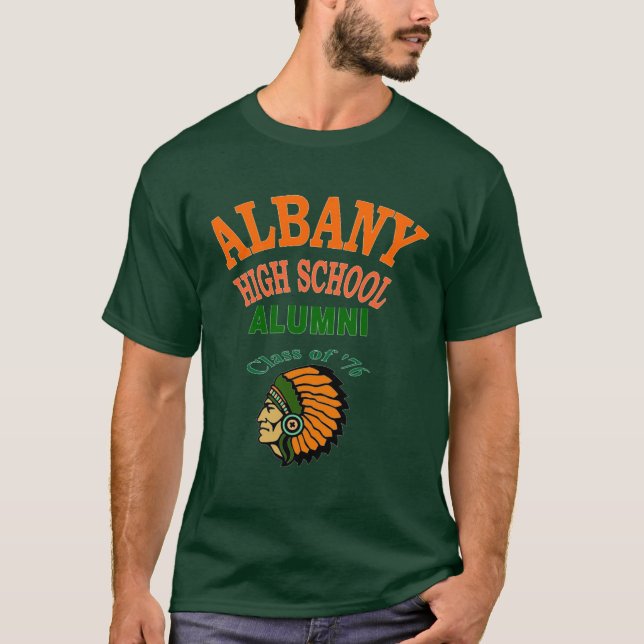 Albany High Class of 1976 T Shirt (Framsida)