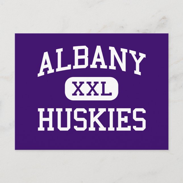 Albany - Huskies - Senior - Albany Minnesota Vykort (Framsida)