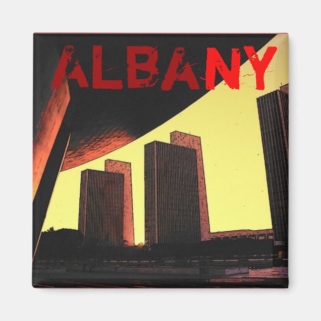 Albany Magnet - Anpassad (Framsidan)