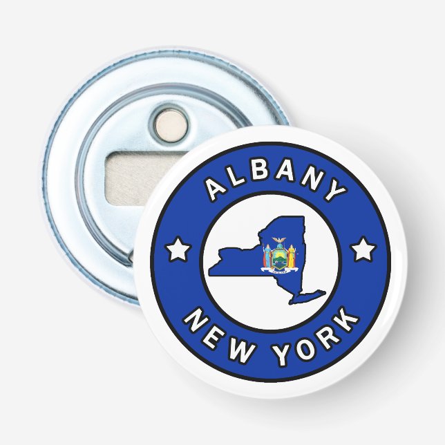 Albany New York Flasköppnare (Framsidan)