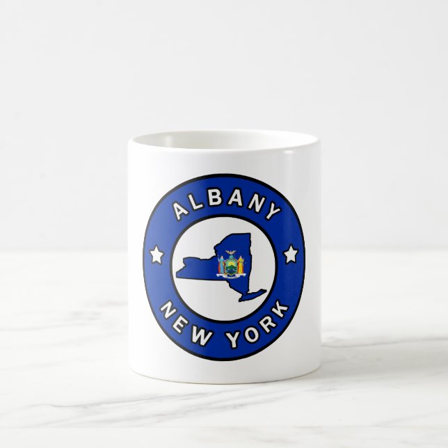 Albany New York Kaffemugg (Center)