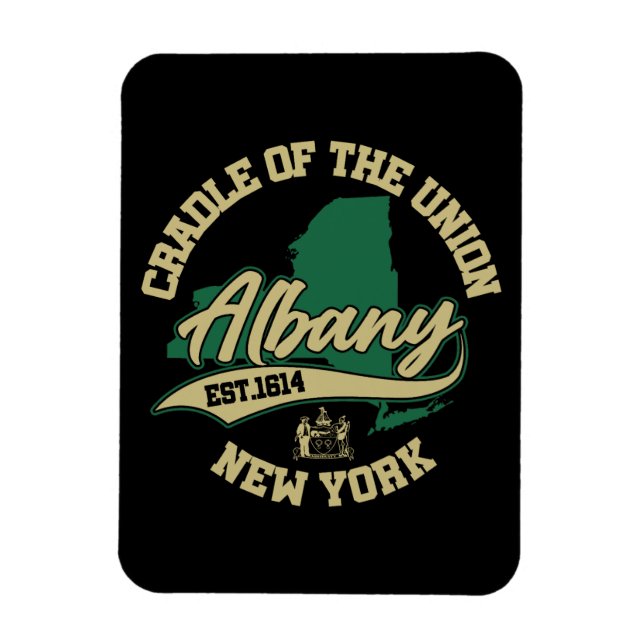 Albany,New York Magnet (Vertikal)