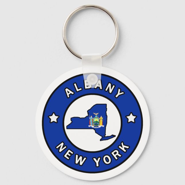 Albany New York Nyckelring (Framsida)
