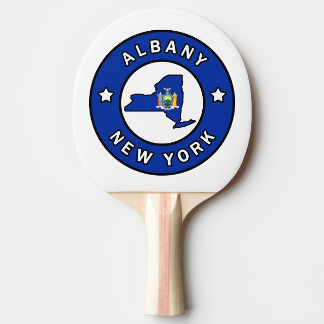 Albany New York Pingisracket (Framsidan)