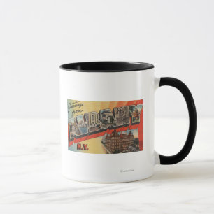 Albany New York - stora brevplatser 2 Mugg
