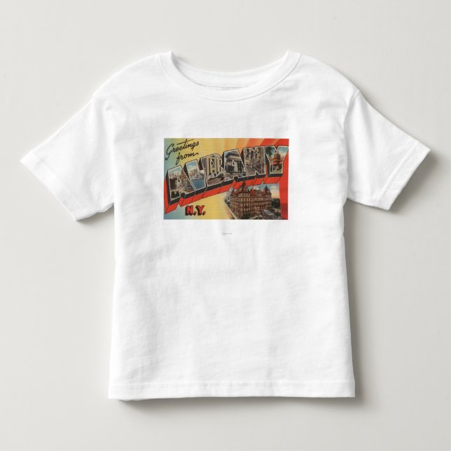 Albany New York - stora brevplatser 2 Tee Shirt (Framsida)