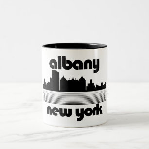 Albany New York Två-Tonad Mugg