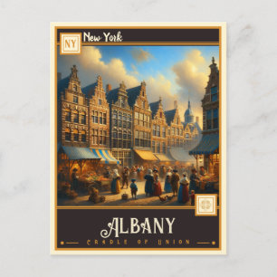 Albany, New York VINTAGE Vykort