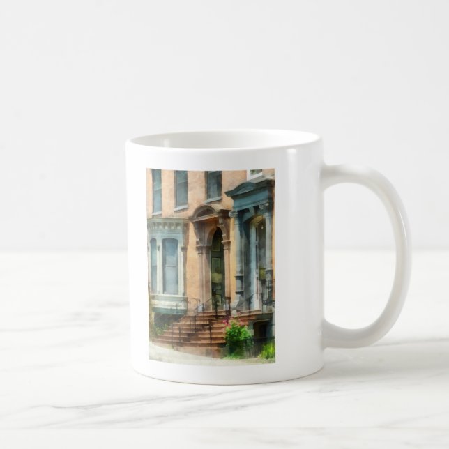 Albany NY Brownstone Kaffemugg (Höger)