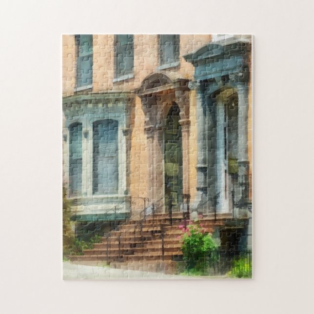 Albany NY Brownstone Pussel (Vertikal)