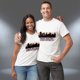 Albany NY City Skyline T Shirt