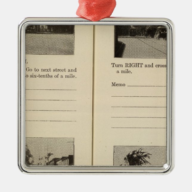 Albany NY Julgransprydnad Metall (Framsidan)