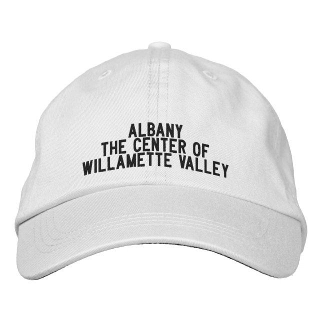 Albany Oregon mössa Broderad Keps (Framsida)