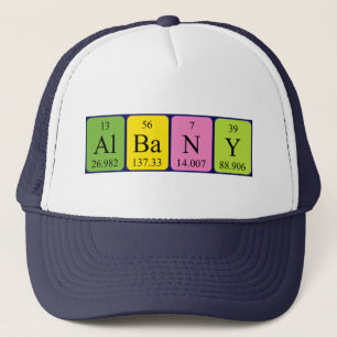 Albany Periodisk bord namn hat Keps