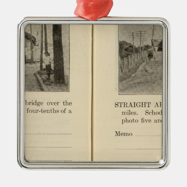 Albany Rensselaer östliga Greenbush Julgransprydnad Metall (Framsidan)