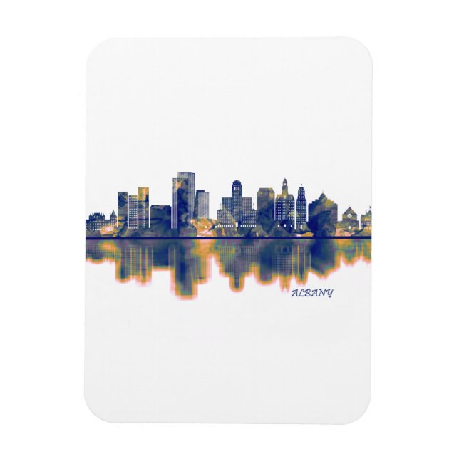 Albany Skyline Magnet (Vertikal)