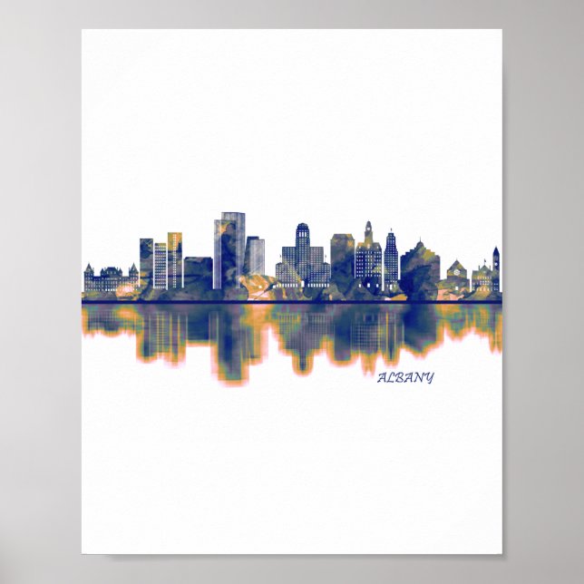 Albany Skyline Poster (Framsidan)
