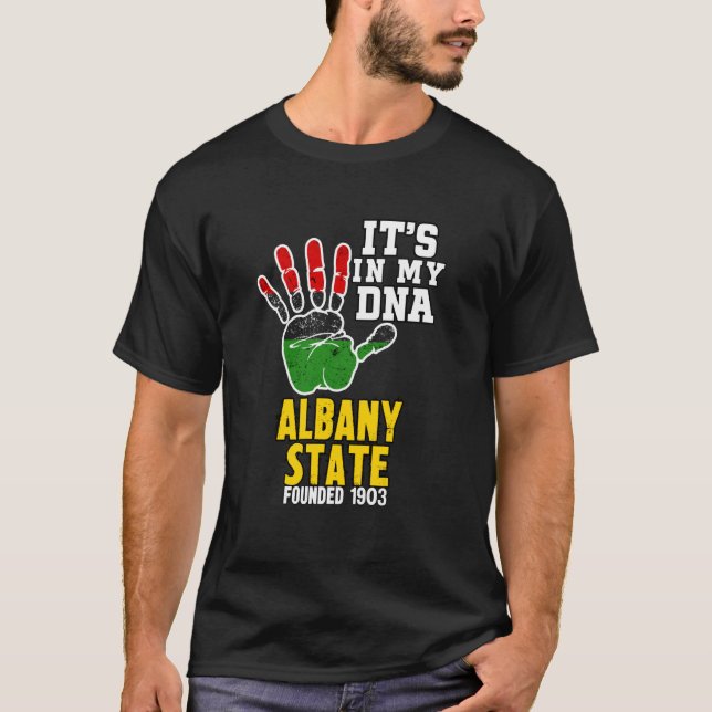 Albany State, ASU, souvenir HBC-design T Shirt (Framsida)
