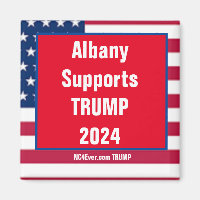 Albany stöder TRUMP 2024-magnet