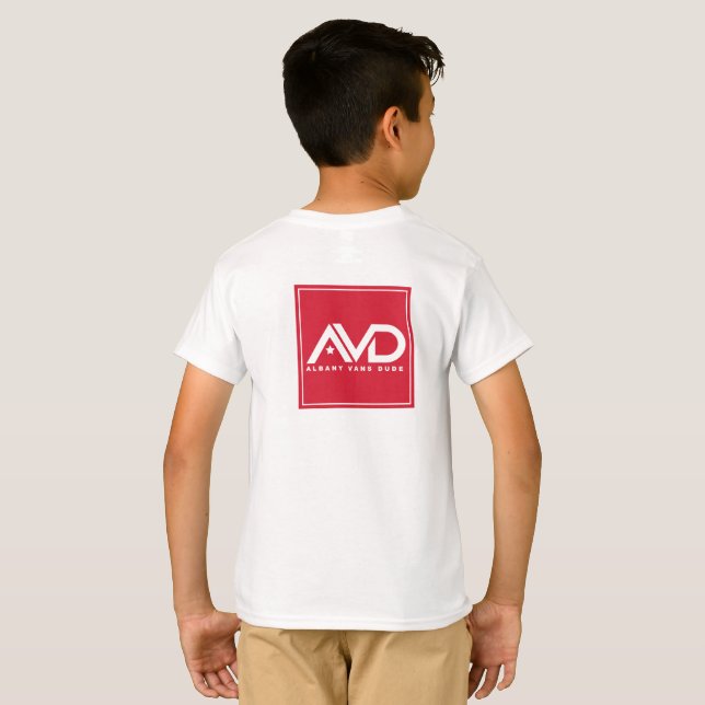 ALBANY VANS DUDE new swag Design! T Shirt (Hel baksida)