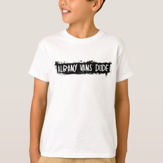 ALBANY VANS DUDE - SVART KONSTRUKTION T SHIRT