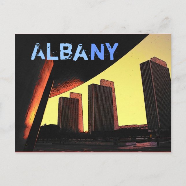 Albany-vykort Vykort (Framsida)