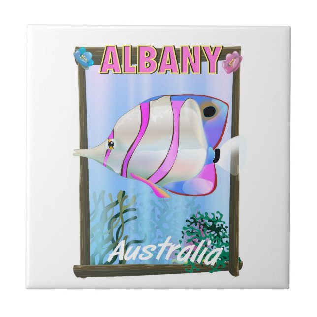 Albany, Western Australia Kakelplatta (Framsidan)