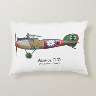 Albatros D.V. ww1 tyskt kämpeflygplan Bäumer Prydnadskudde