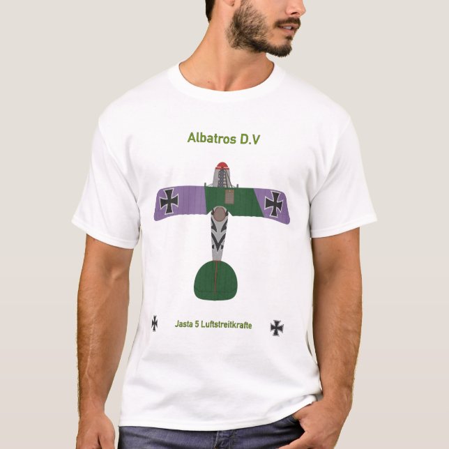 Albatros Jasta 5 T Shirt (Framsida)