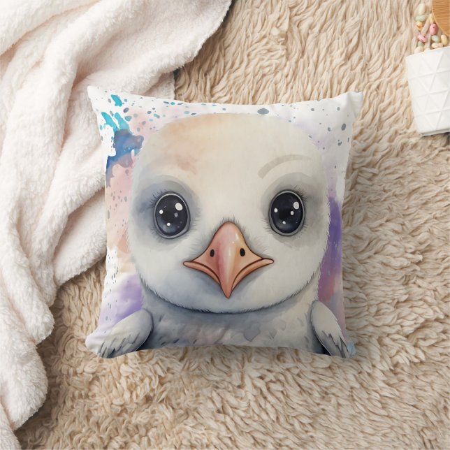 Albatross Baby Kawaii Kudde (Filt)
