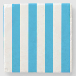 Albatross Blue and White Stripe Stenunderlägg