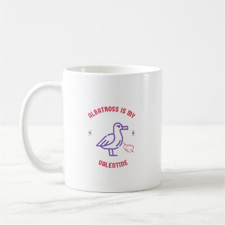 Albatross söta par make fru pojkvän pojkvän kaffemugg