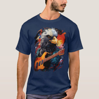 Albatross Spelar Guitar T Shirt