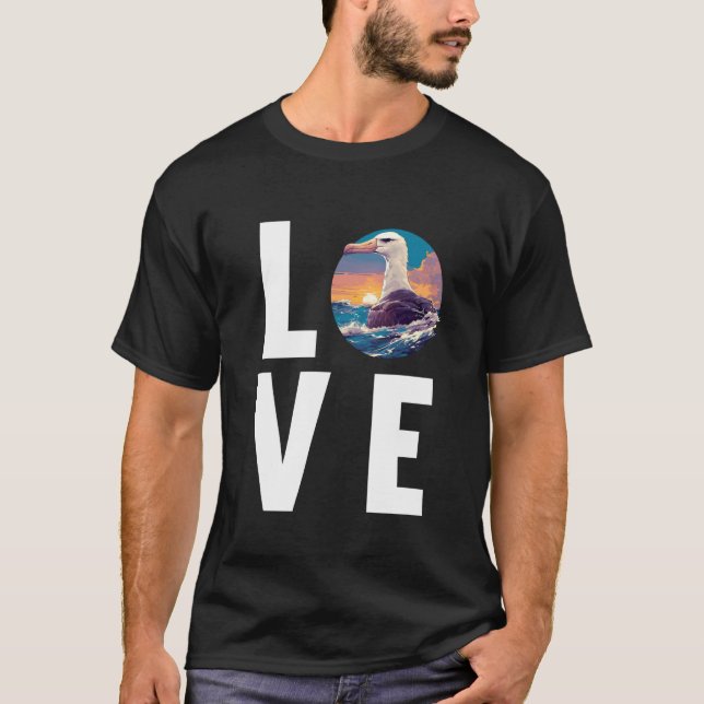 Albatrossar älskare Albatross T Shirt (Framsida)