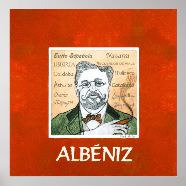 Albeniz, poster (Framsidan)