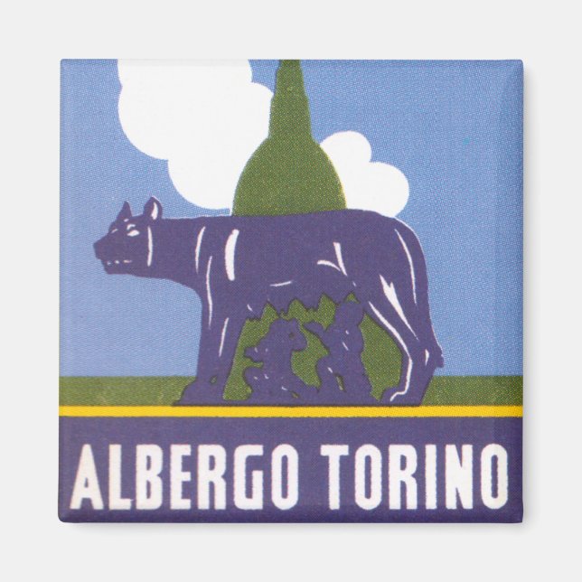 Albergo Torino Magnet (Framsidan)