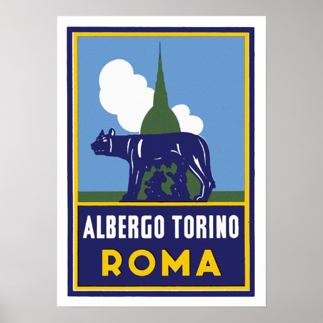 Albergo Torino Roma Poster (Framsidan)