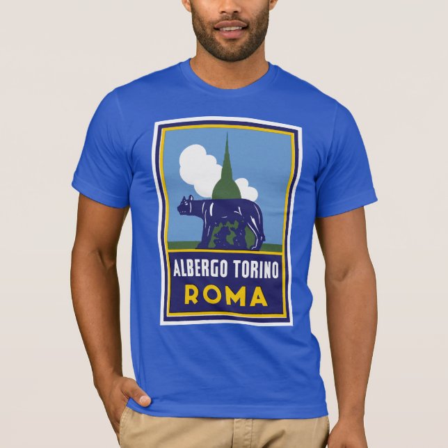 Albergo Torino Roma T-shirt (Framsida)